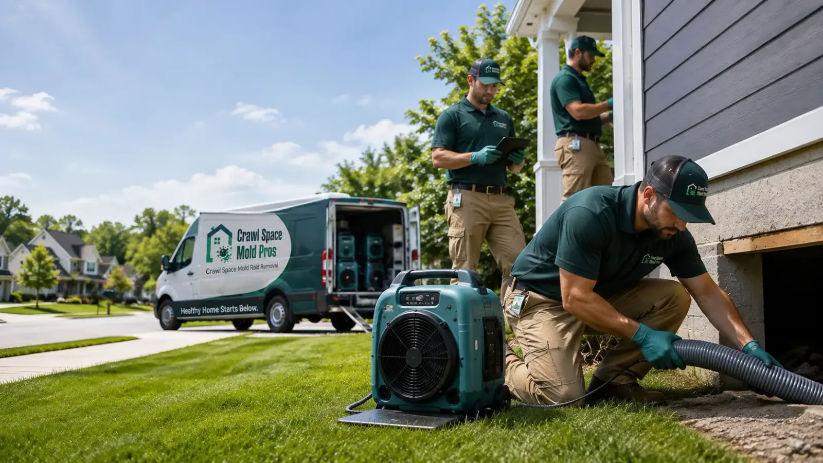 Crawl Space Mold Removal in Browntown, WI